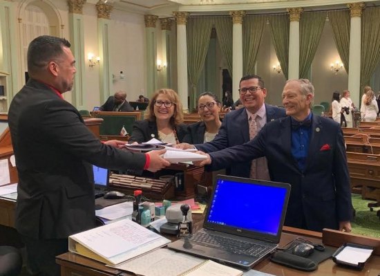 Assembly's Rudy Salas and fellow lawmakers unveil legislation to protect kids from lead Assembly's Rudy Salas, Bill Quirk, Cristina Garcia, Eloise Gomez Reyes and Senator Connie Leyva introduced legislation to protect kids exposed to dangerous amounts of lead.